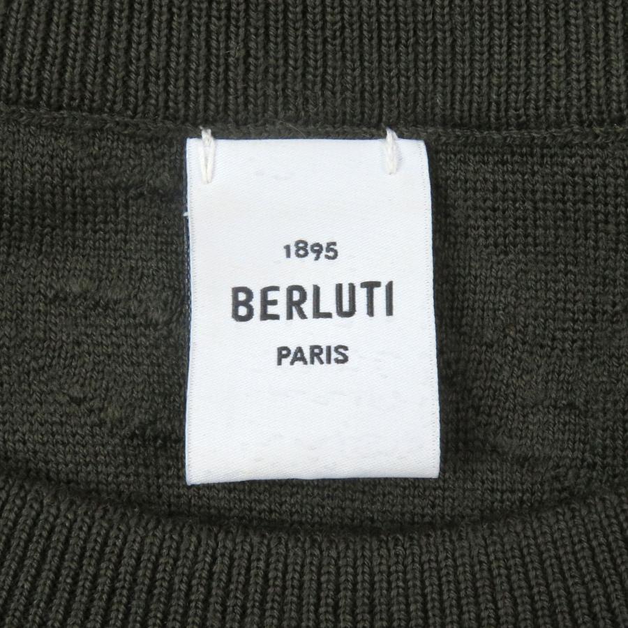 極美品□BERLUTI ベルルッティ ウール100％ カリグラフィ 総柄 ロング