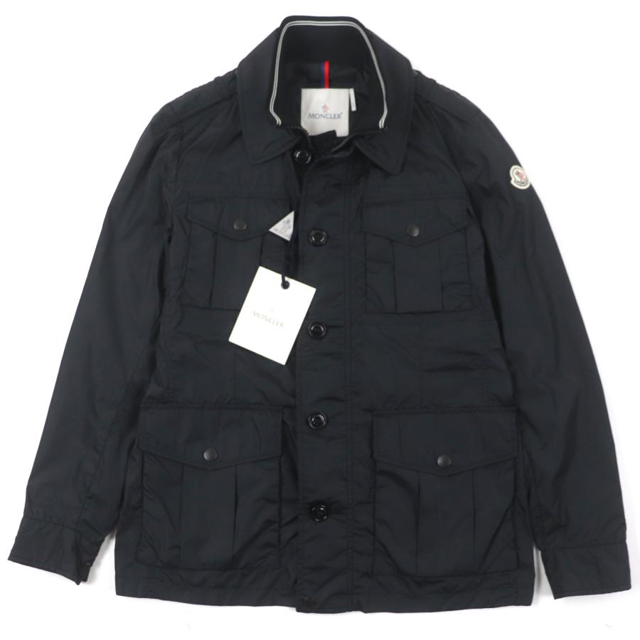 美品MONCLERモンクレールメンズナイロンロゴジャケット