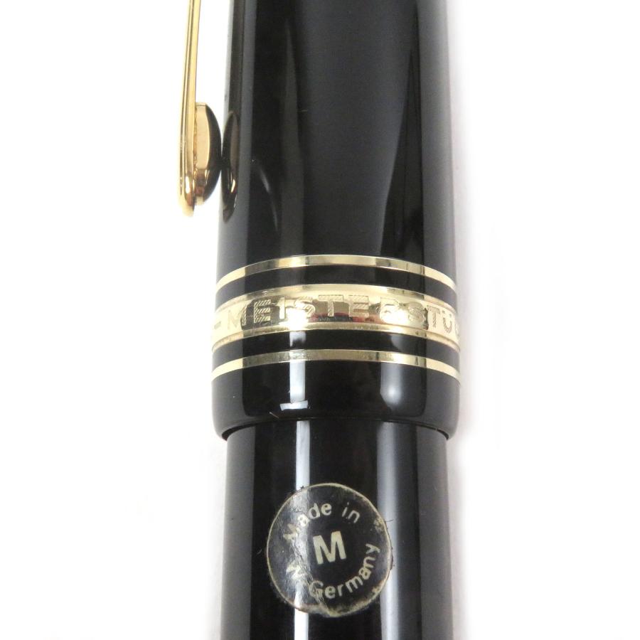 極美品□MONTBLANC モンブラン マイスターシュテュック 149 ペン先14K EFニブ キャップ式 万年筆 ブラック ゴールド ケース付き ドイツ製 メンズ MONTBLANC（モンブラン） 極美品□MONTBLANC マイスターシュテュック