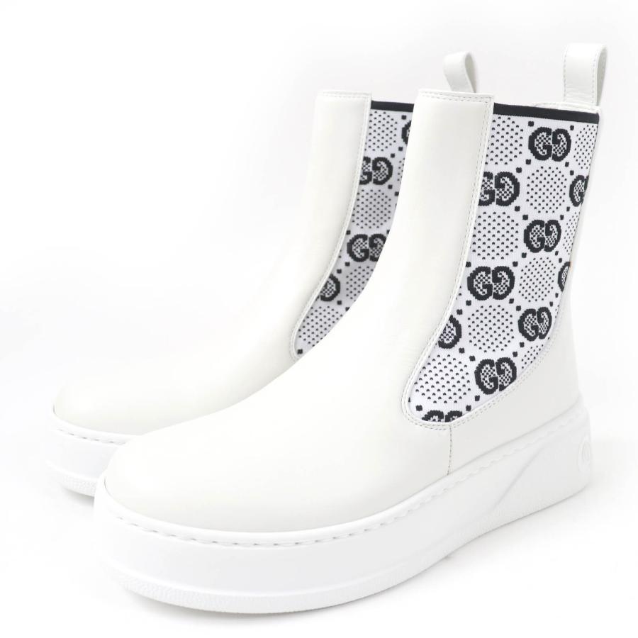 GUCCI 未使用品☆GUCCI グッチ 718718 GGジャージー レザー