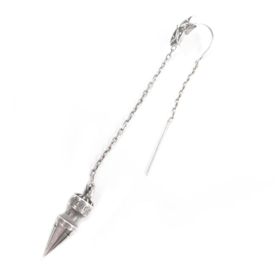 美品□CHROME HEARTS クロムハーツ スター スパイク チェーン 片耳用