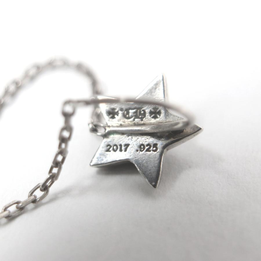 美品□CHROME HEARTS クロムハーツ スター スパイク チェーン 片耳用 