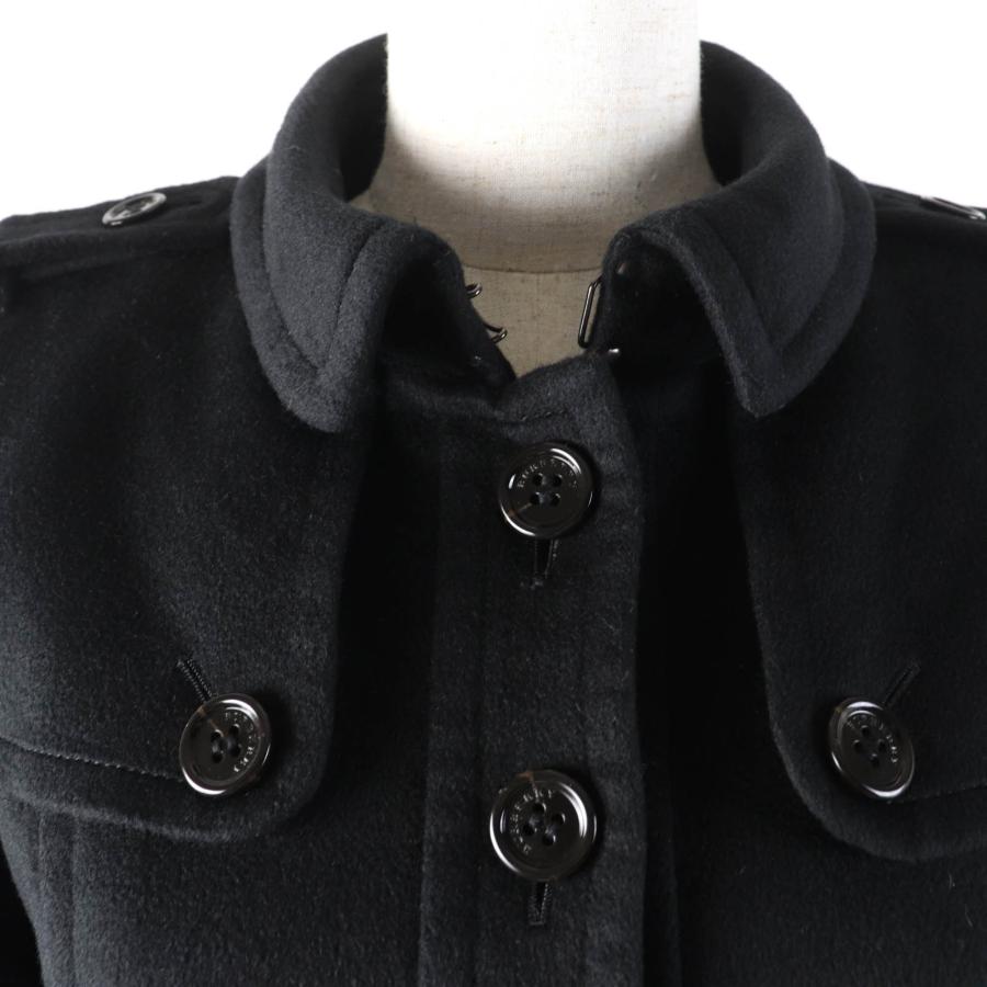 美品☆BURBERRY LONDON バーバリーロンドン カシミヤ100％ ロゴボタン