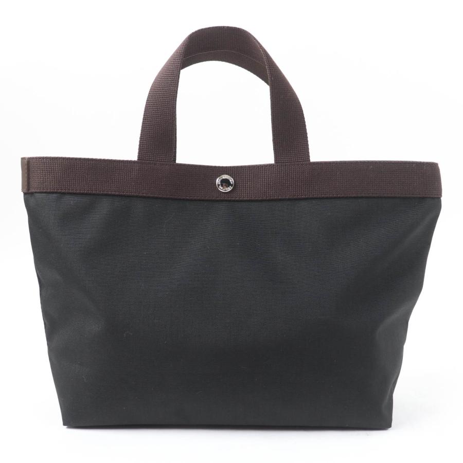 未使用品☆Herve Chapelier エルベ・シャプリエ 704C コーデュラスクエア トートM トートバッグ ブラック ブラウン 仏製 レディース 未使用品☆Herve Chapelier エルベ・シャプリエ 704C コーデュラ