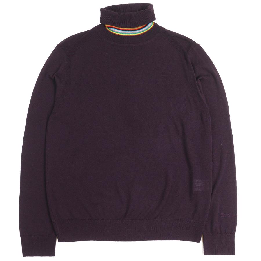 Paul Smith ポールスミス タートルネック 23aw Paul Smith（ポール・スミス） 極美品△Paul Smith ウール100％ ロゴ