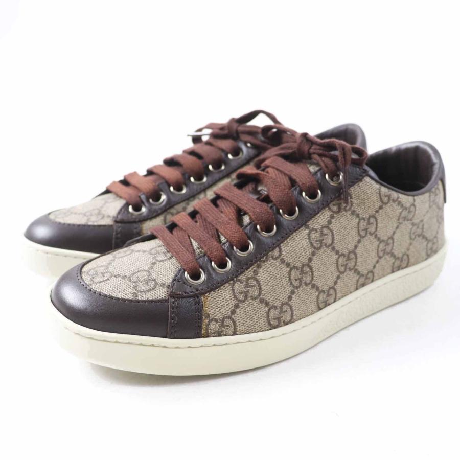 美品GUCCI GGスプリームローカットスニーカー