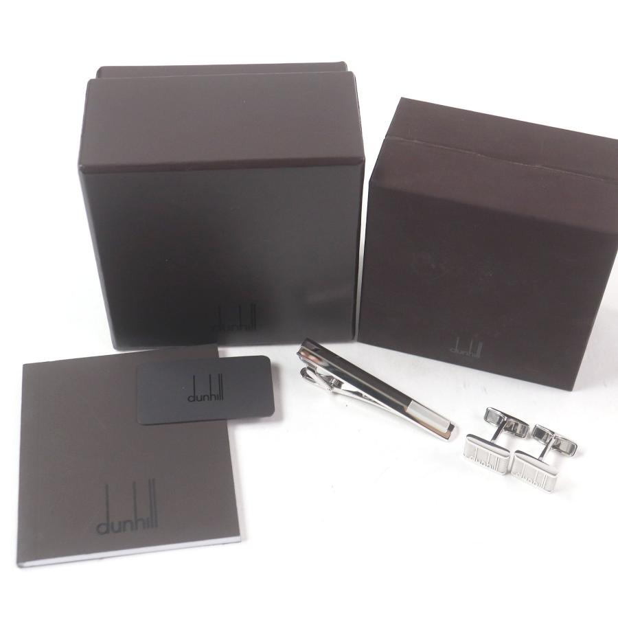 dunhill（ダンヒル） 美品□Dunhill ロゴ入り ネクタイピン カフス