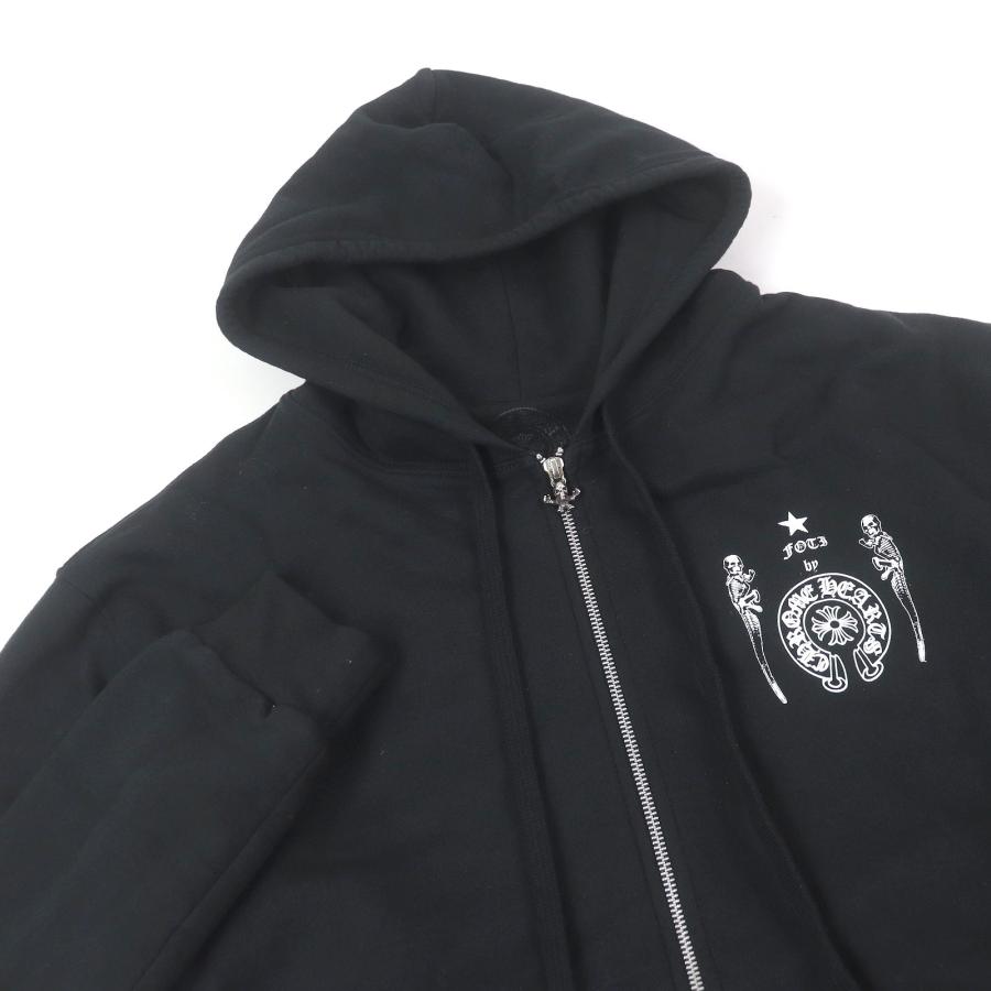 美品□CHROME HEARTS クロムハーツ FOTI ZIP HOODIE コットン100
