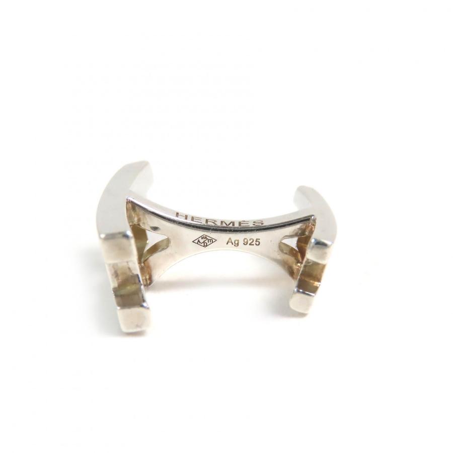 HERMES（エルメス） 良品△HERMES Hロゴ カフスボタン カフリンクス