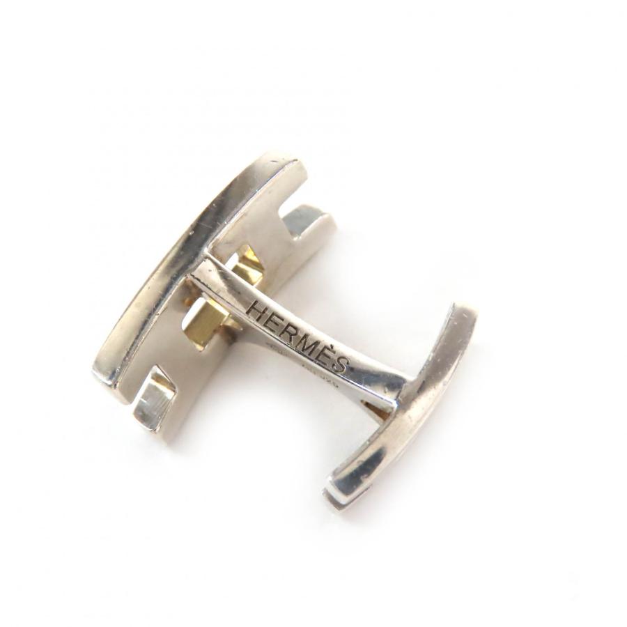 HERMES（エルメス） 良品△HERMES Hロゴ カフスボタン カフリンクス