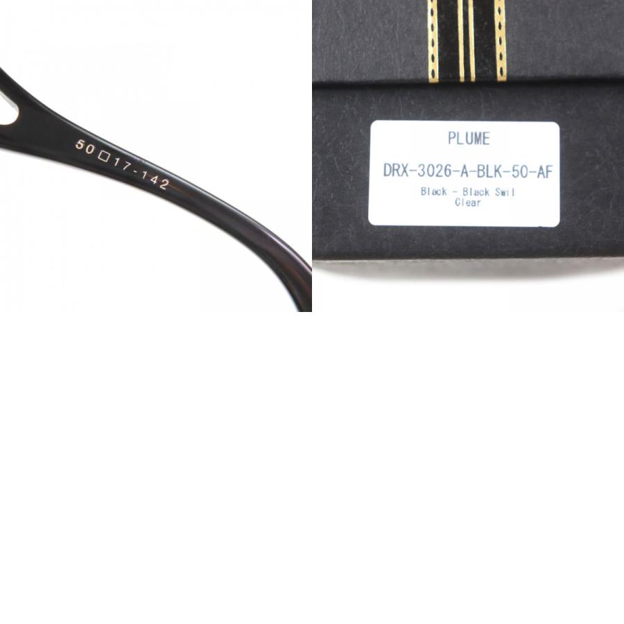 良品▽DITA ディータ DRX-3026 PLUME ウェリントン メガネ 眼鏡 アイ