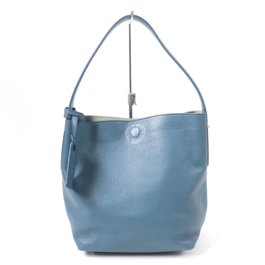 HIROFU ヒロフ レザー ハンドバッグ ブルー 19250B HIROFU（ヒロフ） 良品☆HIROFU 19250B レザー ハンドバッグ トート