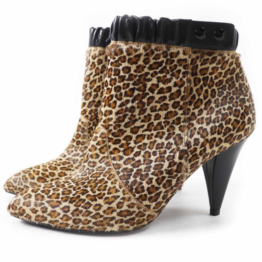 CELINE（セリーヌ） 極美品◎CELINE レオパード柄 ポインテッドトゥ 