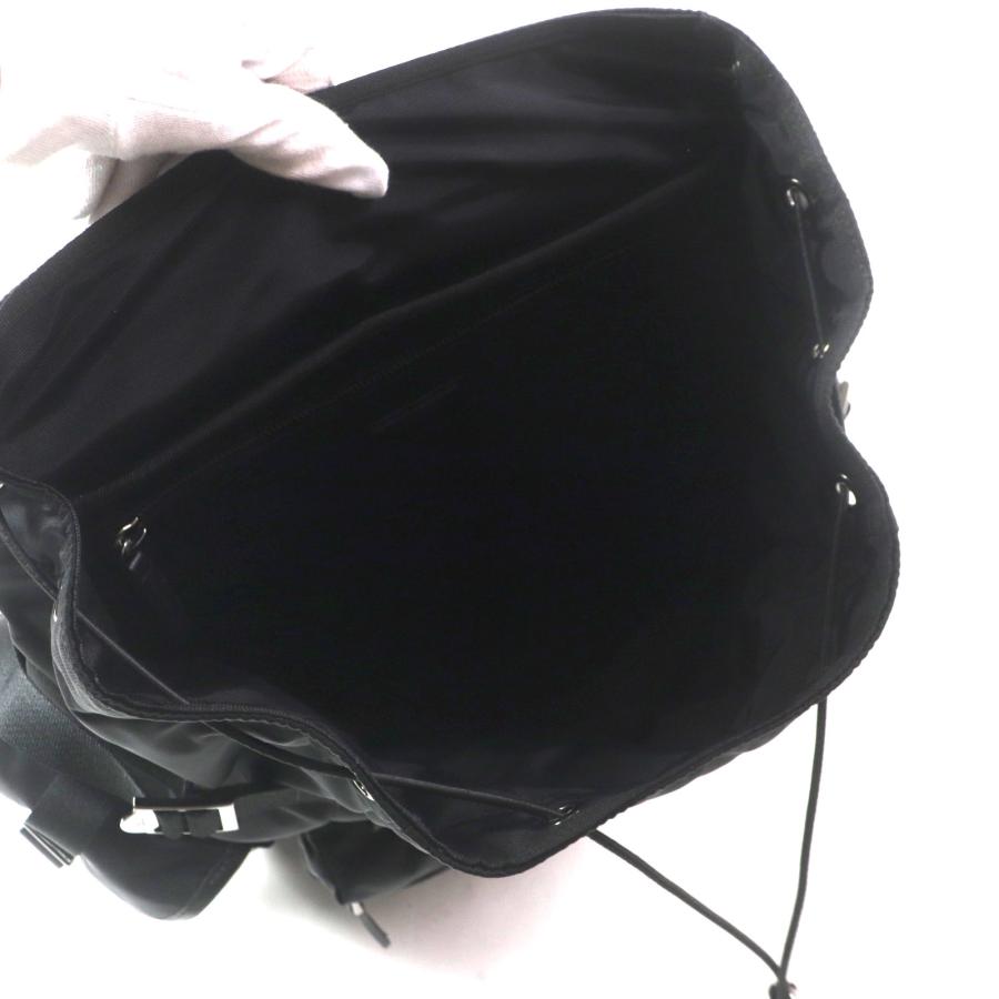 極美品▽トッズ XBMTRKG0300SPFB999 ファブリック＆レザー バック