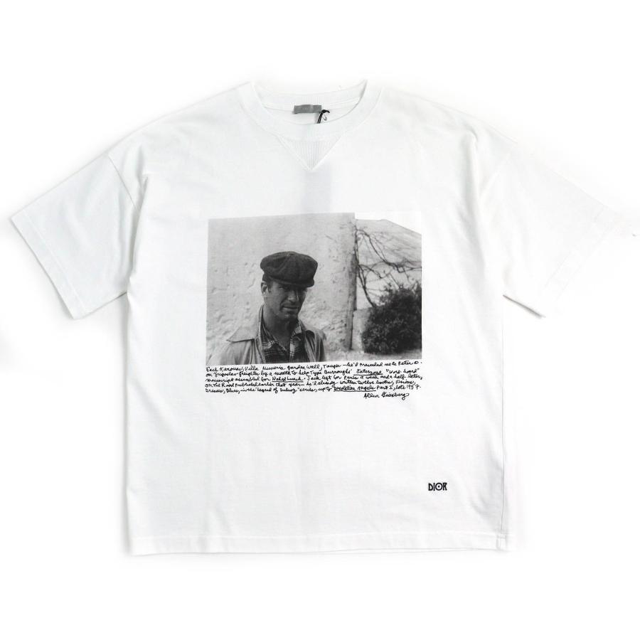 未使用品△Dior HOMME ディオールオム 293J673A0554 コットン100％ オーバーサイズ 半袖Ｔシャツ ホワイト M イタリア製 正規品 メンズ 未使用品△Dior HOMME ディオールオム 293J673A0554 コットン100