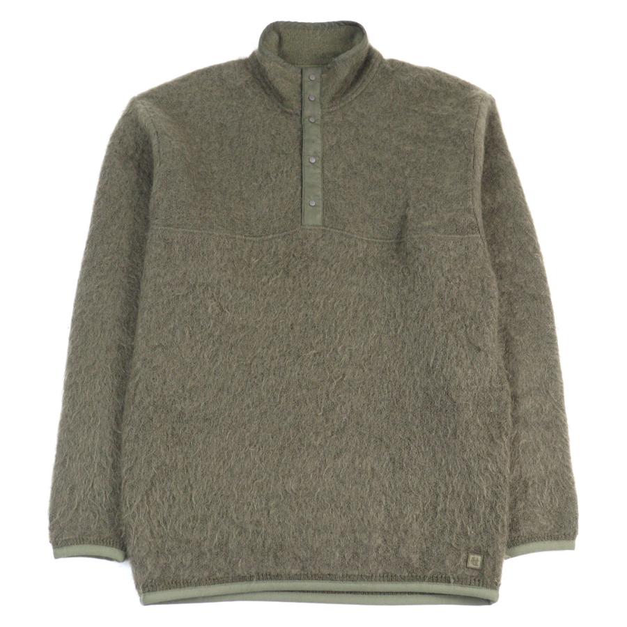 美品○NANAMICA ナナミカ SUJF064 Pullover Sweater Kid Mohair Nylon