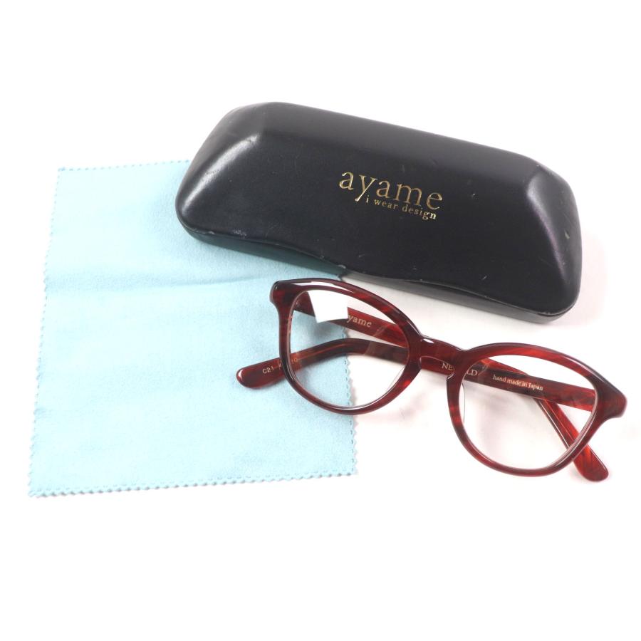 美品▽ayame アヤメ NEWOLD ニューオールド メガネ 眼鏡 アイウェア