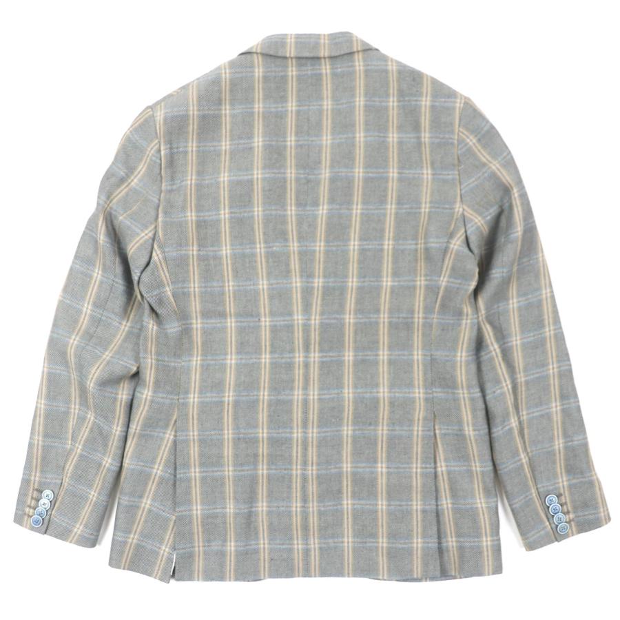 ETRO（エトロ） 美品▽ETRO ウール リネン 裏地ペイズリー ロゴ入り
