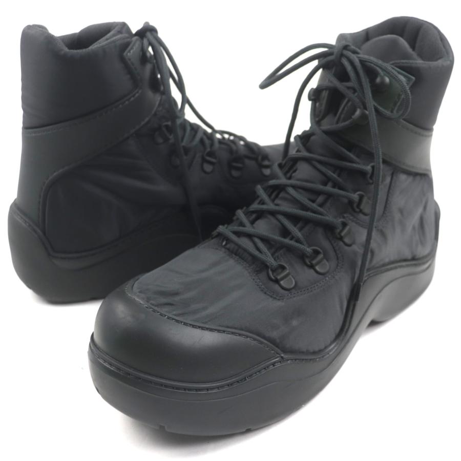極美品▼BOTTEGAVENETA ボッテガヴェネタ 667064 PUDDLE BOMBER パドルボンバー レースアップ ブーツ ダークグレー 43 保存袋付き メンズ 極美品▽BOTTEGAVENETA ボッテガヴェネタ 667064 PUDDLE BOMBER パドル