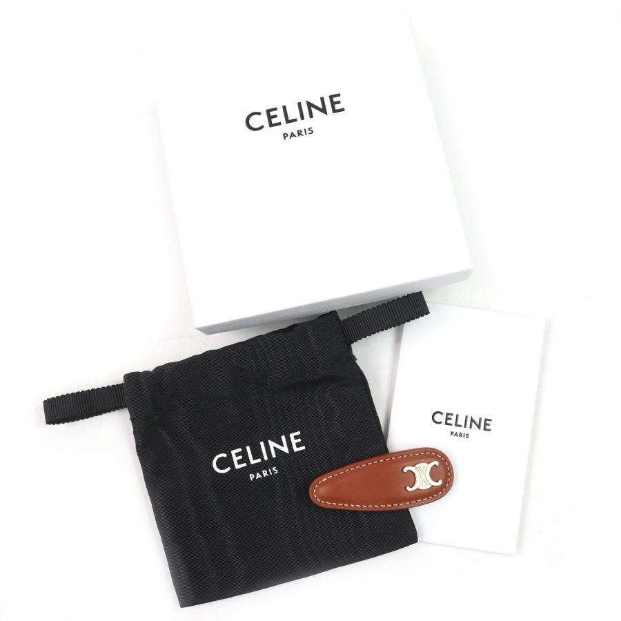 CELINE 未使用品△CELINE セリーヌ 460TD3BCS トリオンフ レザー ヘア 