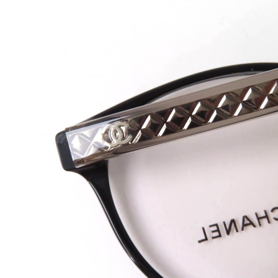 CHANEL 美品☆CHANEL シャネル 3401-A ココマーク メガネ 眼鏡
