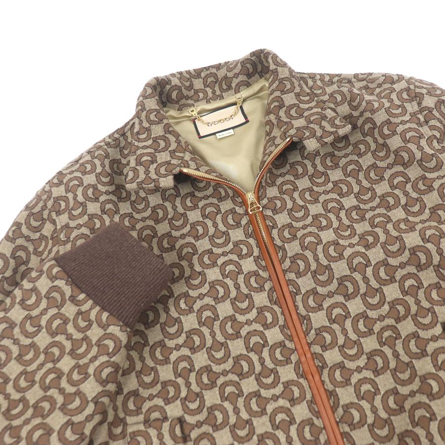 GUCCI（グッチ） 極美品□GUCCI 694157 ウール シルク ホースビット 総