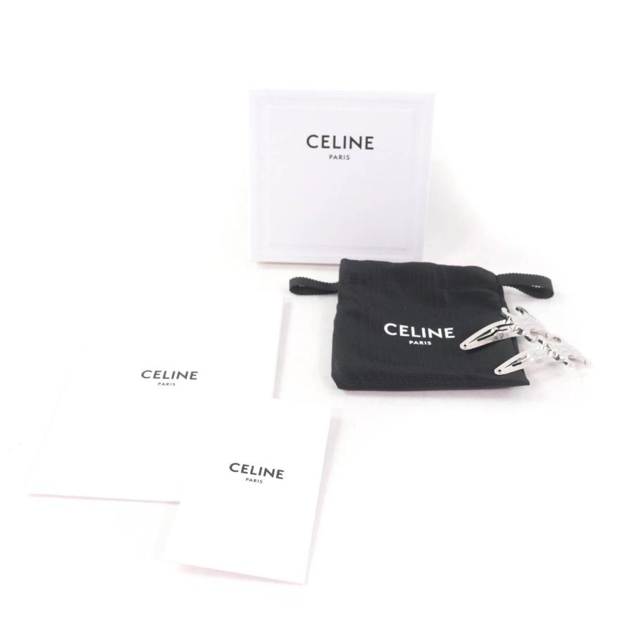 CELINE（セリーヌ） 極美品☆CELINE トリオンフ ロゴ入り ヘアクリップ