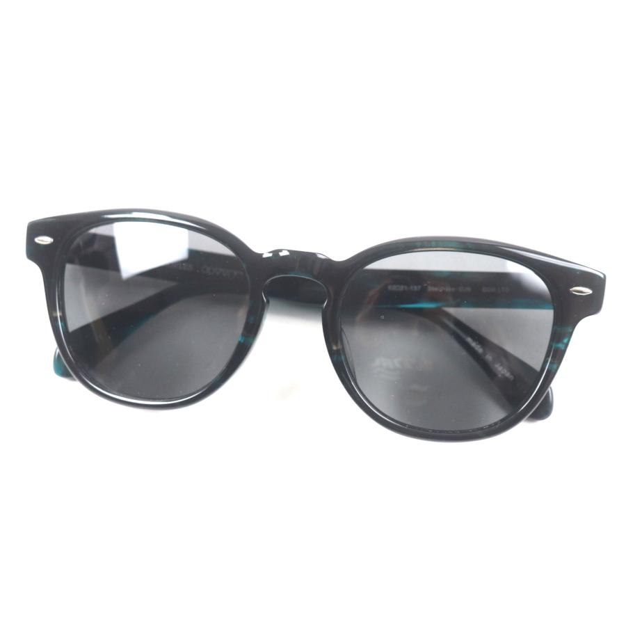 極美品▼オリバーピープルズ OV5036 SHELDRAKE ローブリッジフィット ボストンウェリントン サングラス クリアブルー 52□21-137 メンズ OLIVER PEOPLES（オリバーピープルズ） 極美品▽オリバーピープルズ