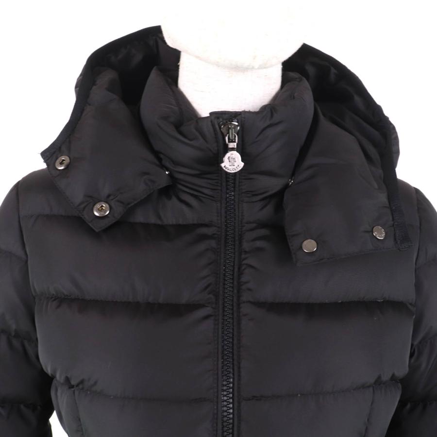美品 モンクレール CHARPAL ダウンコート ブラック 正規品 コード認証済 MONCLER（モンクレール） 美品☆MONCLER CHARPAL フード・ロゴワッペン
