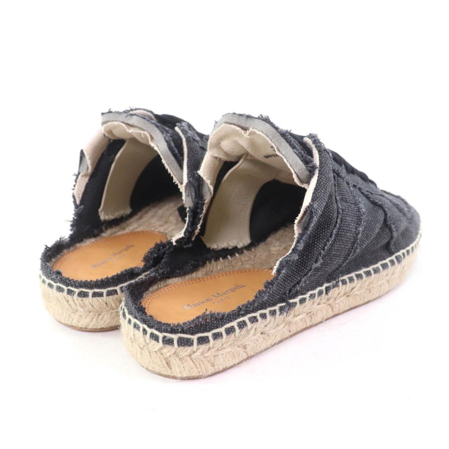 未使用品★Maison Margiela 22 メゾンマルジェラ22 S38WS0192 エスパドリーユ レースアップ デニム サボ スニーカー 黒 36 箱・袋付 未使用品☆Maison Margiela 22 メゾンマルジェラ22 S38WS0192