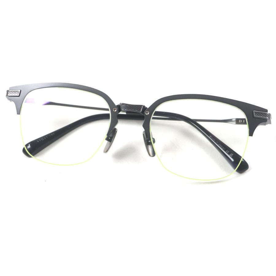 極美品▽DITA ディータ DTX424 UNION-TWO ハーフリム ウエリントン  