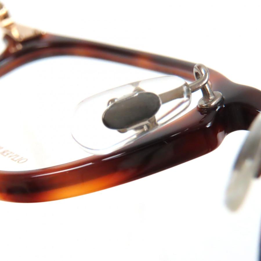 未使用品▼OLIVER PEOPLES オリバーピープルズ Hadley DM マーブル柄 ウェリントンシェイプ メガネ 眼鏡 アイウェア クリアブラウン 49□19-140 デモレンズ ケース付き 日本製 メンズ OLIVER PEOPLES（オリバーピープルズ） 未使用品▽オリバーピープルズ