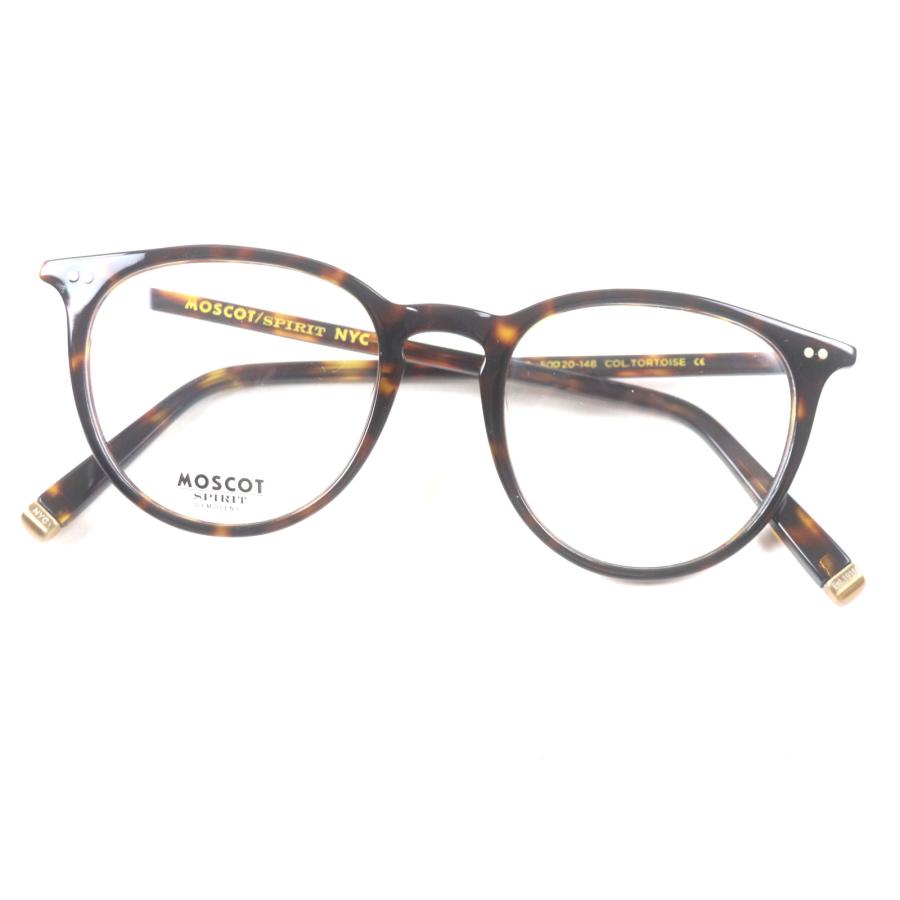 極美品▽MOSCOT モスコット JARED マーブル柄 ラウンド メガネ 眼鏡