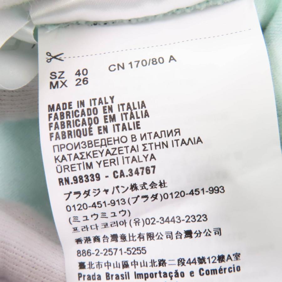 miu miu（ミュウミュウ） 美品☆MIUMIU 2021年製 MF4169 ロゴ刺繍入り