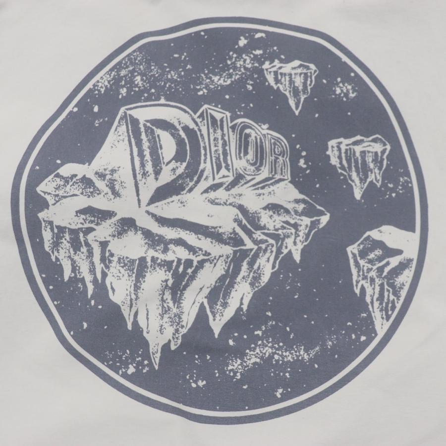 極美品▼DIOR ディオール オム 23AW 39C308A5834 バックプリント フード付き テクニカルコットン WZIPUP モッズコート 48 正規品 メンズの画像