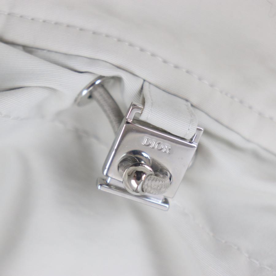 極美品▼DIOR ディオール オム 23AW 39C308A5834 バックプリント フード付き テクニカルコットン WZIPUP モッズコート 48 正規品 メンズの画像