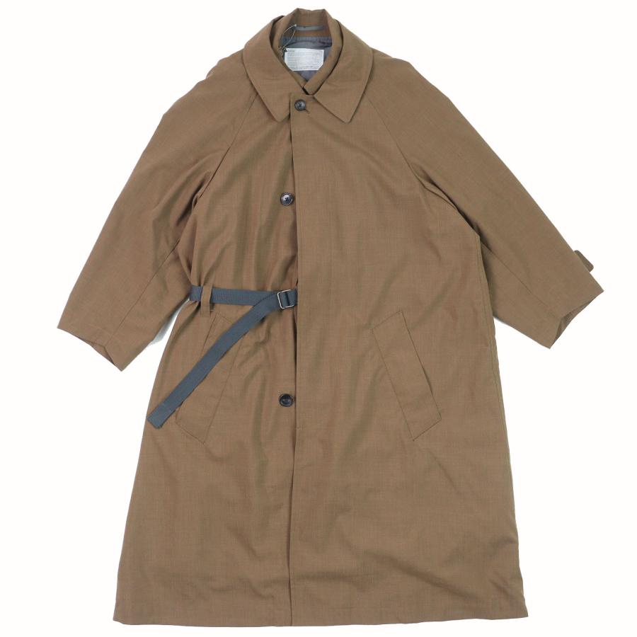 未使用品△kolor カラー 2021年製 21SCM-C11105S レイヤードデザイン ロング ステンカラーコート ブラウン 2 日本製 正規品　メンズ 未使用品△kolor カラー 2021年製 21SCM-C11105S レイヤードデザイン