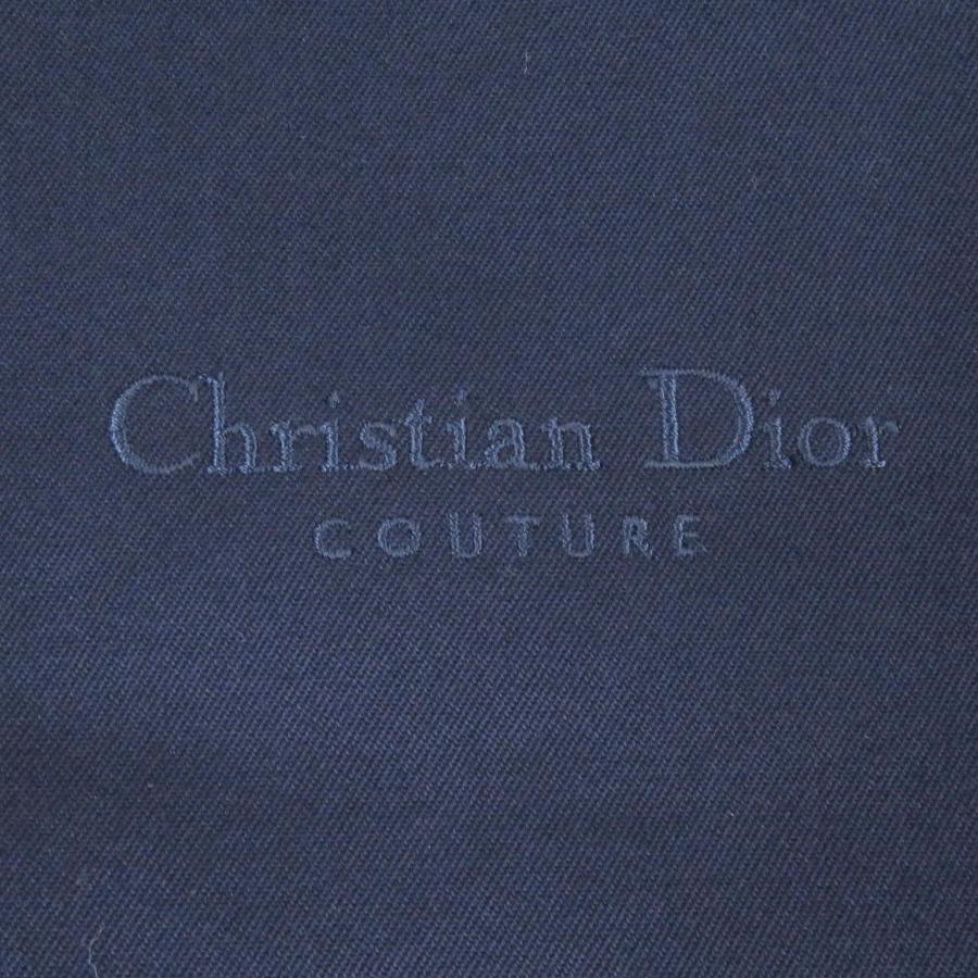 美品□DIOR ディオール オム 2025年製 513C350A6471 ロゴ刺繍 裏チェック柄 バルマカーンコート ネイビー 48 イタリア製 正規品 メンズの画像