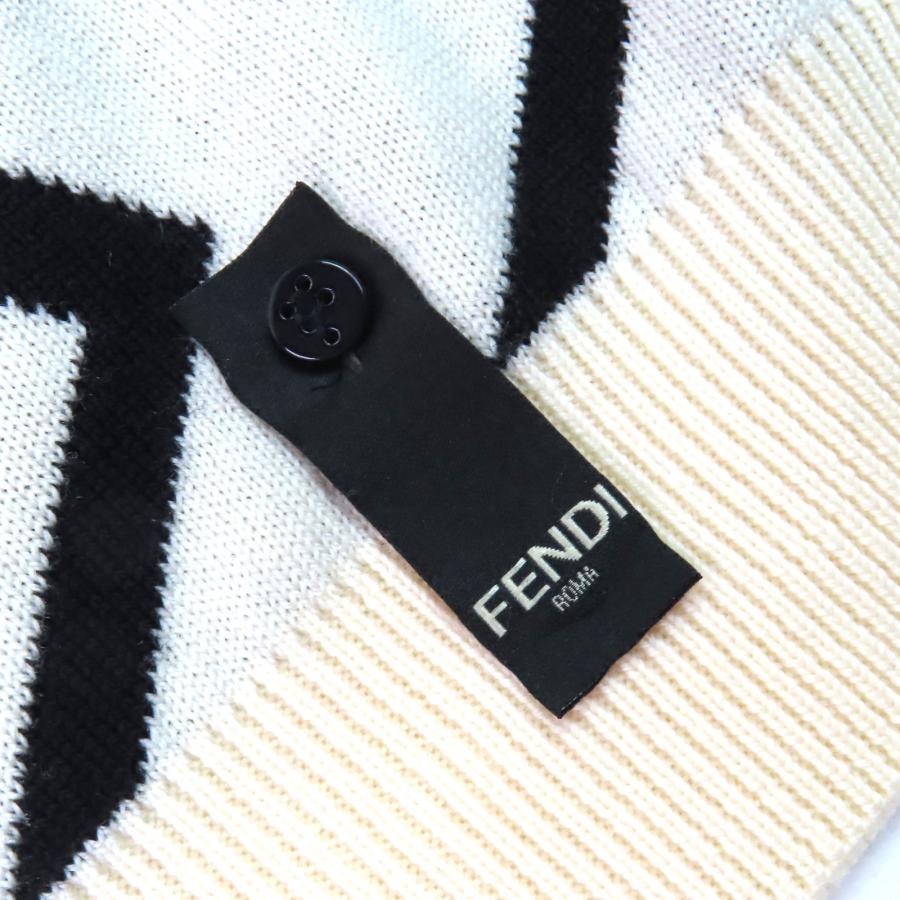 FENDI（フェンディ） 極美品△FENDI FZZ489 ウール100％ FFモチーフ 総