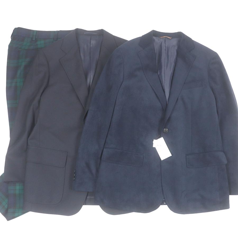未使用含む□J.PRESS ジェイプレス ARAMIS アラミス ジャケット スラックス 3点セット ネイビー L/C92-W78-T170 日本製 正規品 メンズ J.PRESS（J.プレス） 未使用含む□J.PRESS ジェイプレス ARAMIS