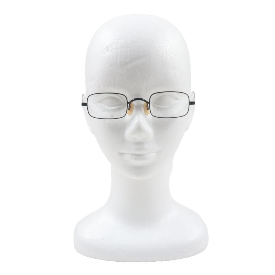 未使用品▼BJ CLASSIC COLLECTION  ビージェークラシックコレクション PREM-139 現行品 スクエア チタニウム メガネ 眼鏡 アイウェア ブラック 44□23-149 ケース付き 日本製 メンズ 未使用品▽BJ CLASSIC COLLECTION ビージェークラシックコレクション