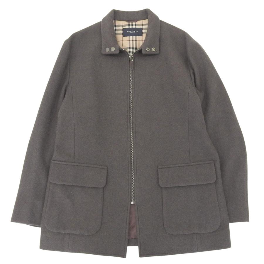 美品　バーバリーロンドン　コート　ジャケット　アンゴラ　ラムウール　ノバチェック 極美品△BURBERRY LONDON バーバリーロンドン ウール アンゴラ 裏地