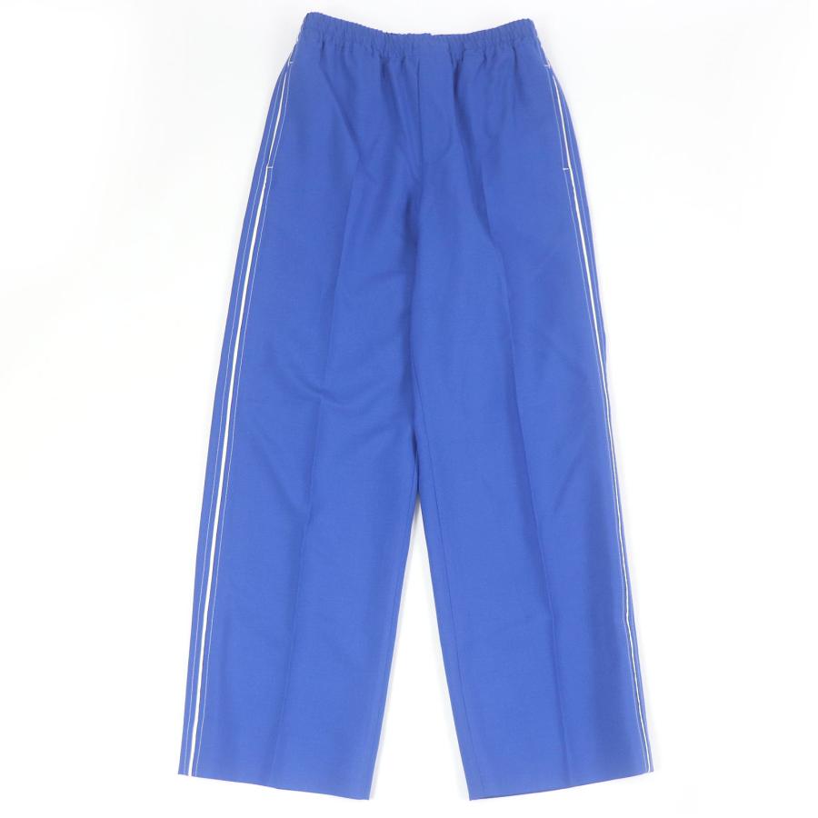 極美品□GUCCI グッチ 742766 ウール モヘア インターロッキングG トラックパンツ ブルー 44 ハンガー付き イタリア製 正規品 メンズ GUCCI（グッチ） 極美品□GUCCI 742766 ウール モヘア インター