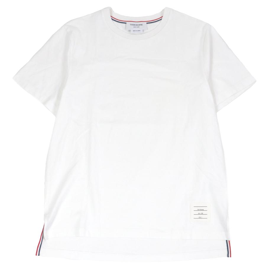 美品□THOM BROWNE トムブラウン MJS067A コットン100％ トリコロール 