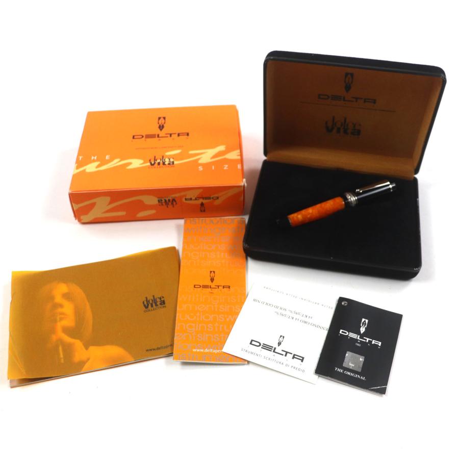 DELTA Dolce Vita mini 万年筆 オレンジ ドルチェビータ ミニ デルタの