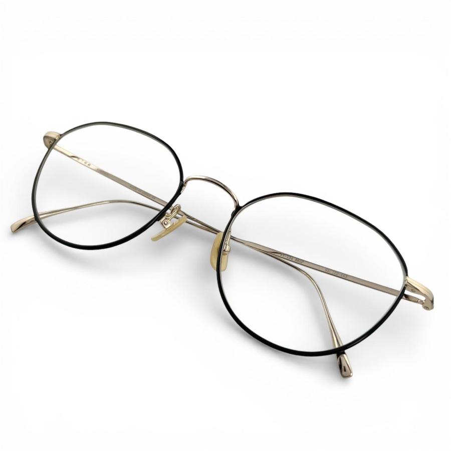 【美品】KANEKO OPTICAL 金子眼鏡 黒縁×メタル クラウンパント 極美品△KANEKO OPTICAL 金子眼鏡 ヴィンテージ KV-134 クラウンパント