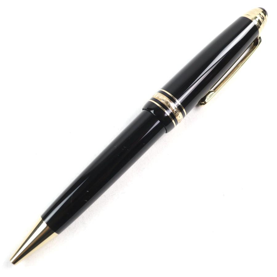 極美品○MONTBLANC モンブラン 105602 マイスターシュテュック #164 シグネチャー・フォー・グッド・エディション2009 サファイア ユニセフ 1Pサファイア ロゴ刻印 ホワイトスター ツイスト式 ボールペン ブラック ゴールド 箱・ケース付き ドイツ製 MONTBLANC（モンブラン） 極美品○MONTBLANC 105602 マイ