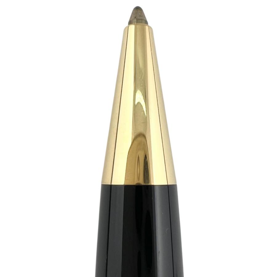 美品▲MONTBLANC モンブラン マイスターシュテュック クラシック 75周年 1Pダイヤ ツイスト式 ボールペン ブラック ドイツ製　メンズ
