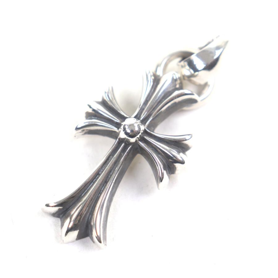 美品▽CHROME HEARTS クロムハーツ スモールCHクロス With ベイル 925