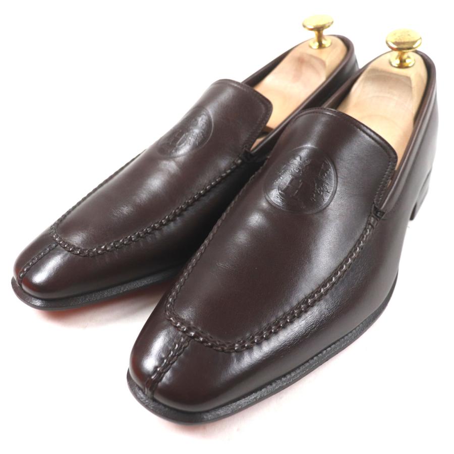 HERMES（エルメス） 極美品▽HERMES ロゴ入り スクエアトゥ レザー